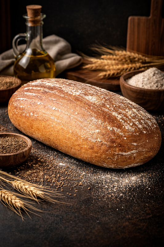 Caraway Bloomer bread