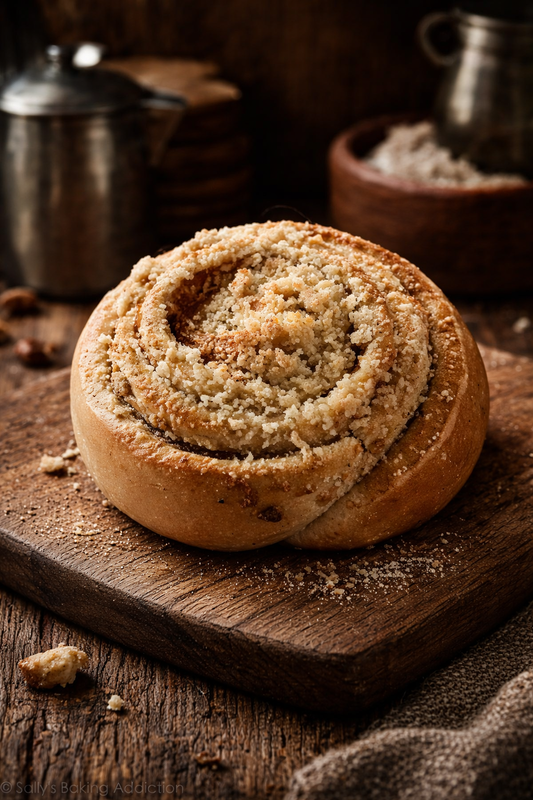 Almond Spiral Bun