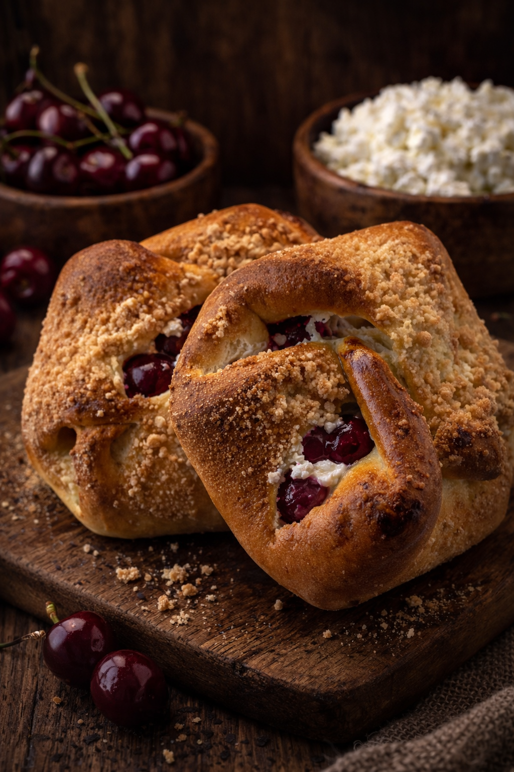 Cheesecake & Cherry Pocket