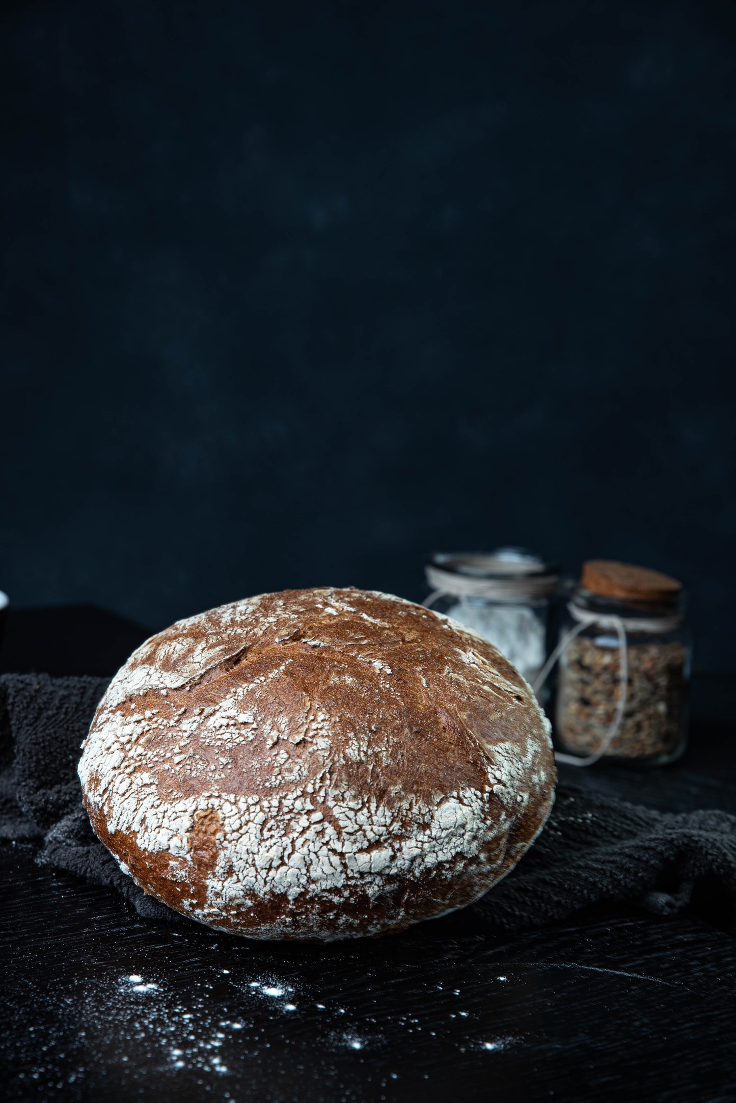 Black bread sourdough