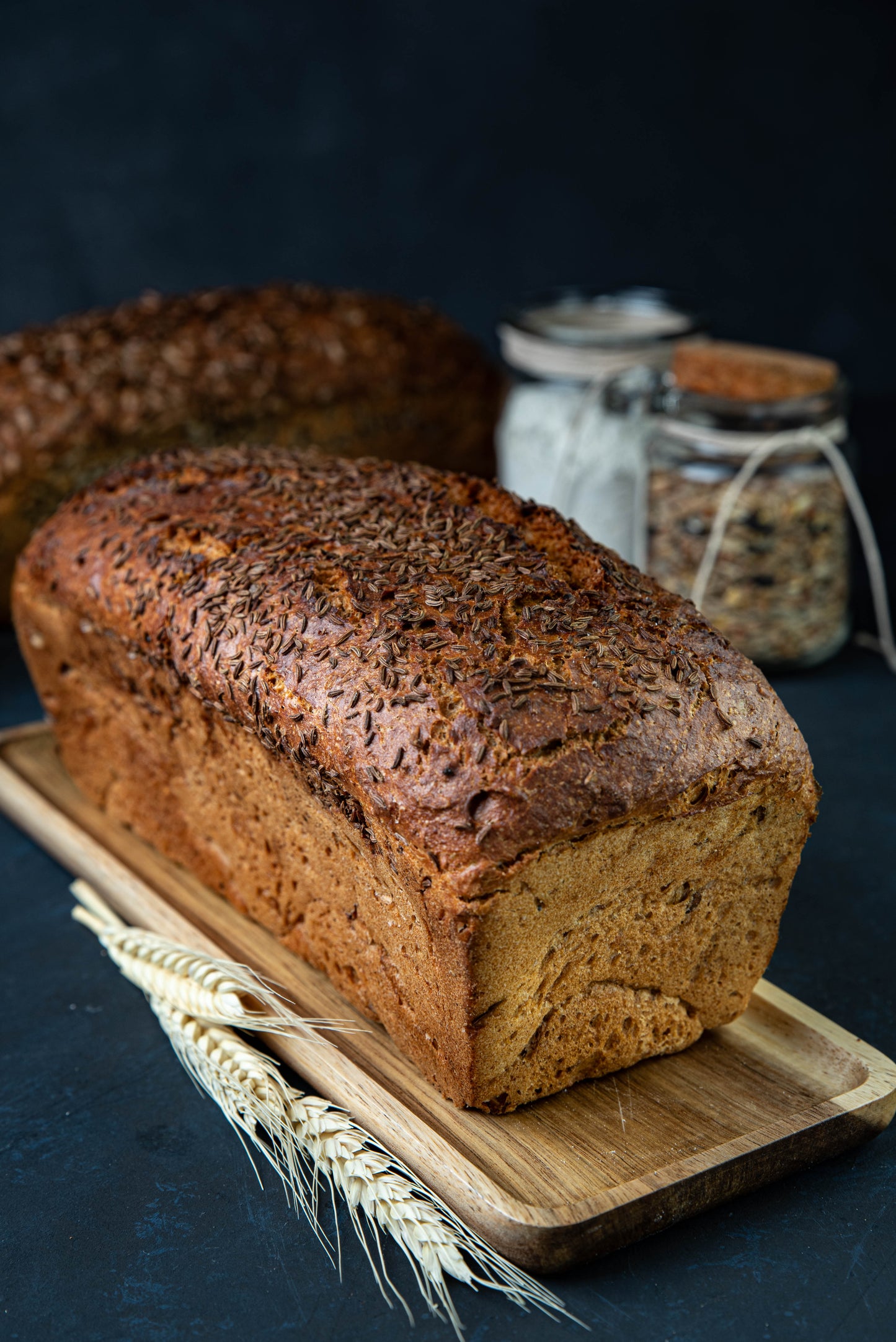 Caraway wholemeal bread