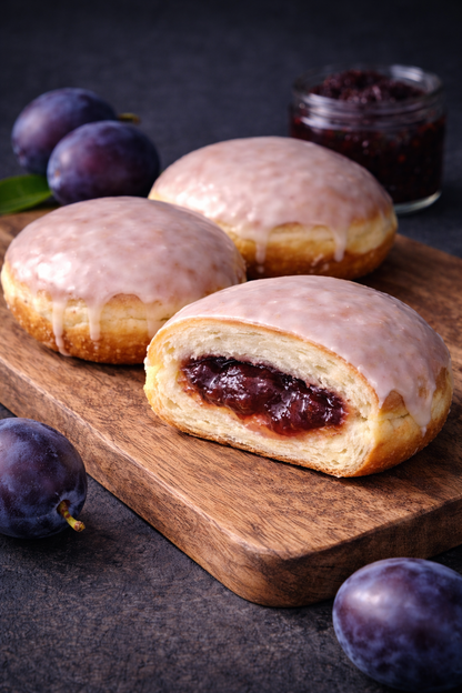 Plum preserve Doughnut