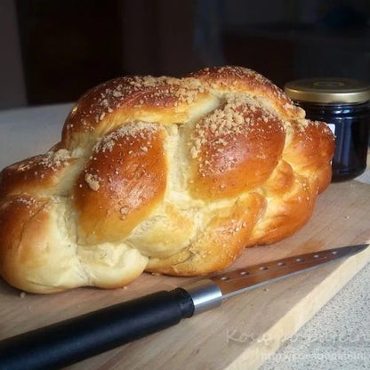 Plaited Challah sweet bread