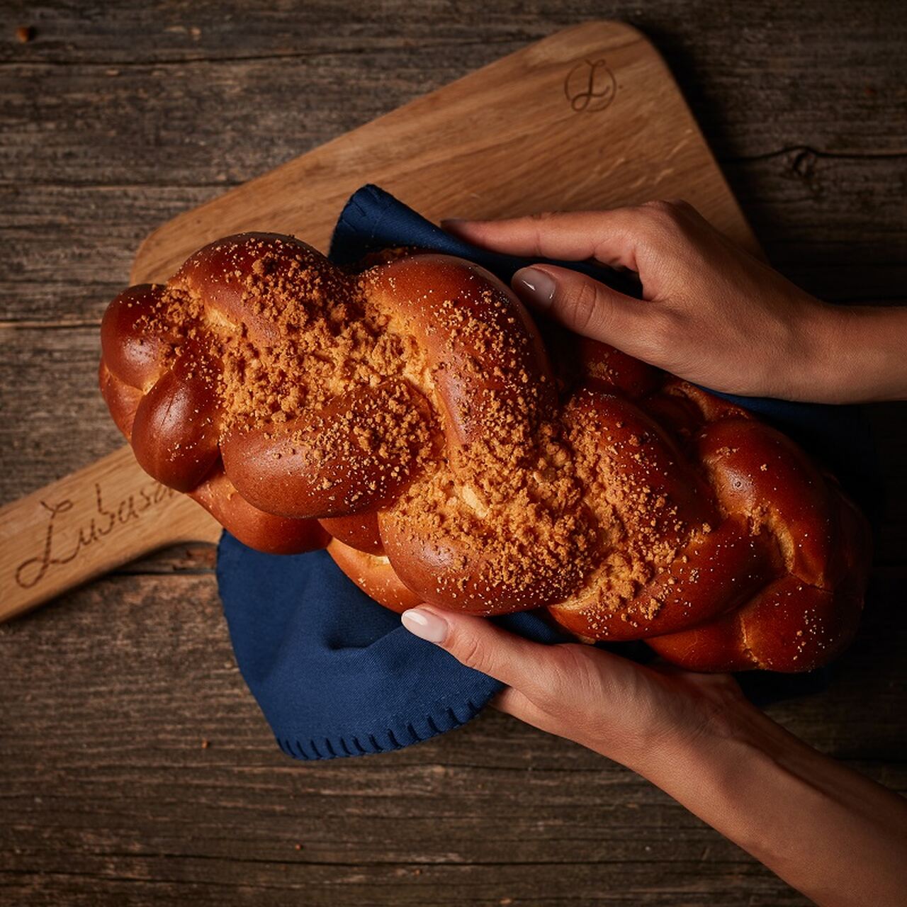 Plaited Challah sweet bread