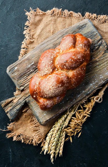 Plaited Challah sweet bread